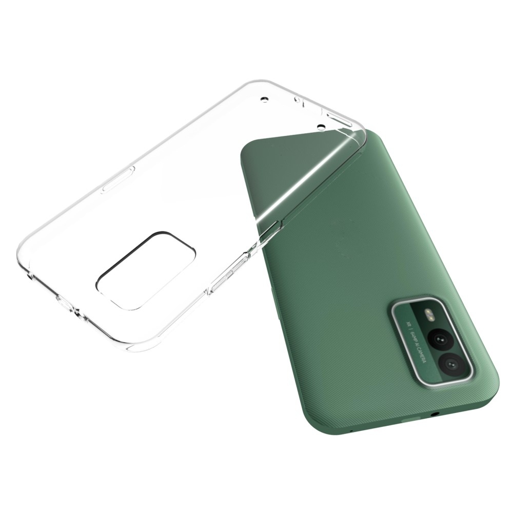 Průhledný gelový obal na Nokia XR21 - průhledný