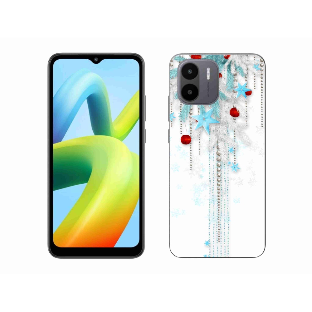 Gelový kryt mmCase na Xiaomi Redmi A1/Redmi A2 - vánoční ozdoby