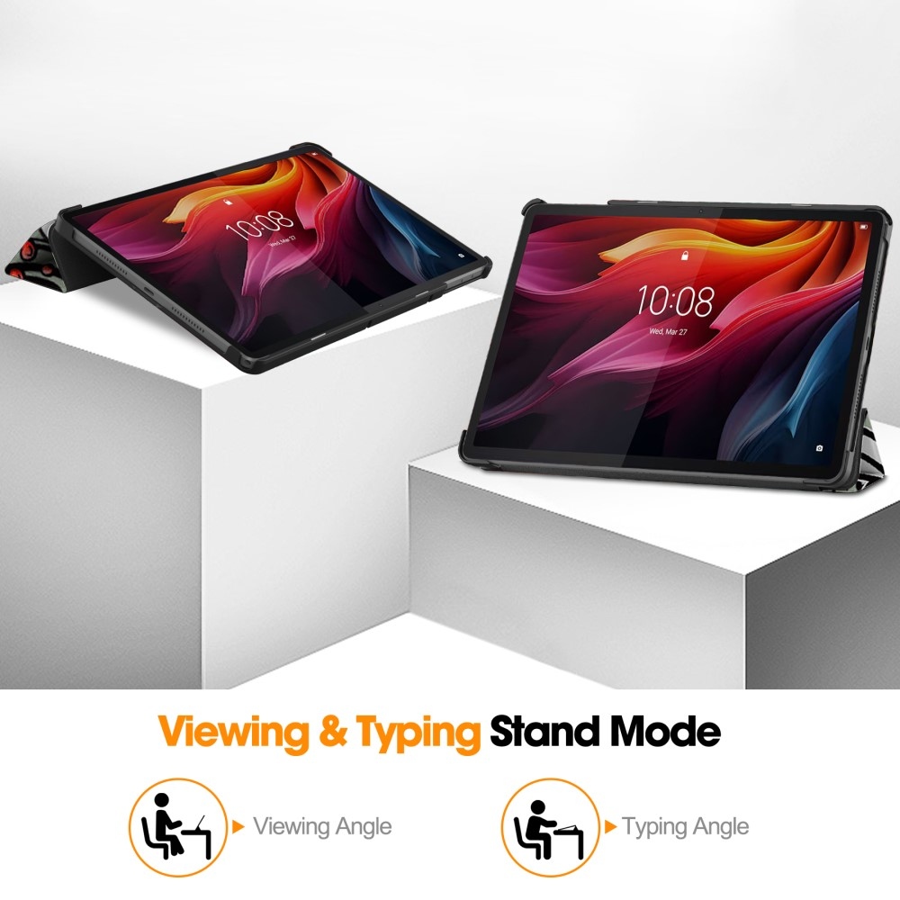 Patte chytré zavírací pouzdro na Lenovo Tab K11 Plus - graffiti