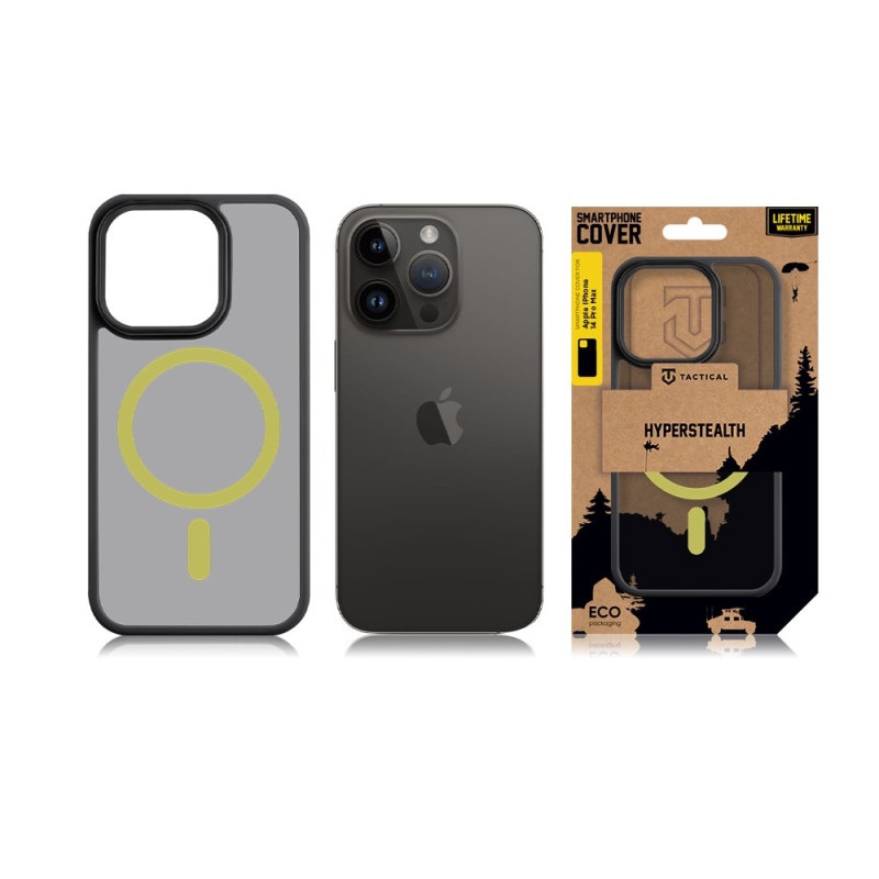 Tactical MagForce Hyperstealth 2.0 Kryt pro iPhone 14 Pro Max Black/Yellow