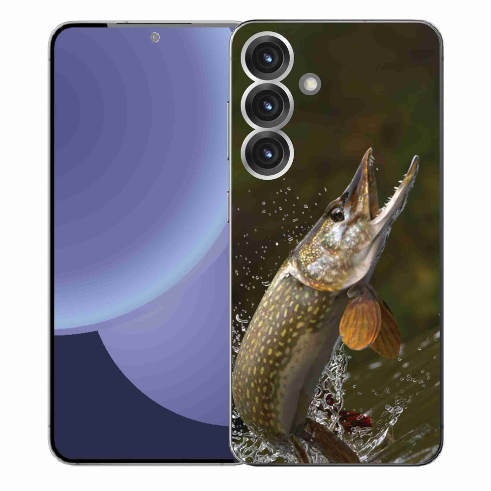 Gelový kryt mmCase na Samsung Galaxy S25+ - štika