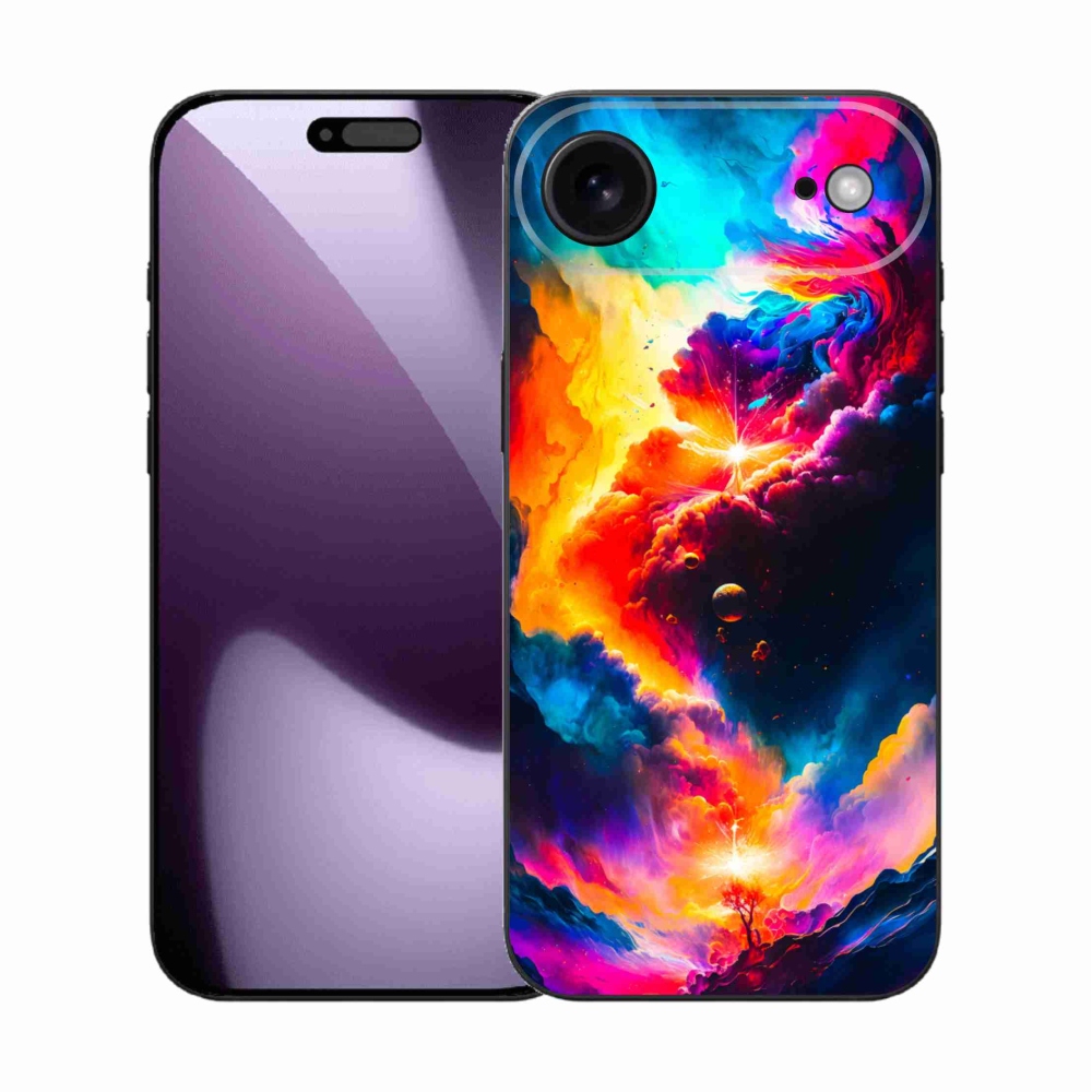 Gelový kryt mmCase na iPhone 17 Air - abstraktní motiv