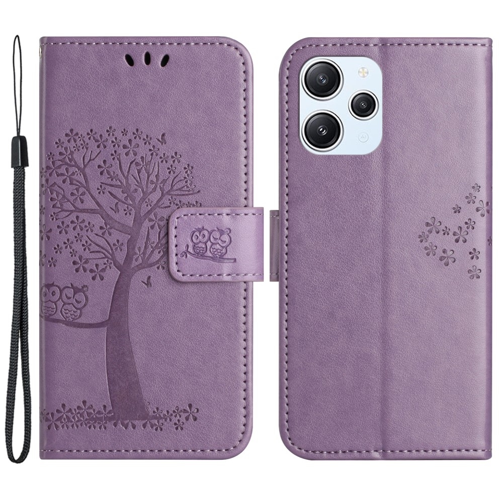 Tree knížkové pouzdro na Xiaomi Redmi 12 4G/5G - světlefialové