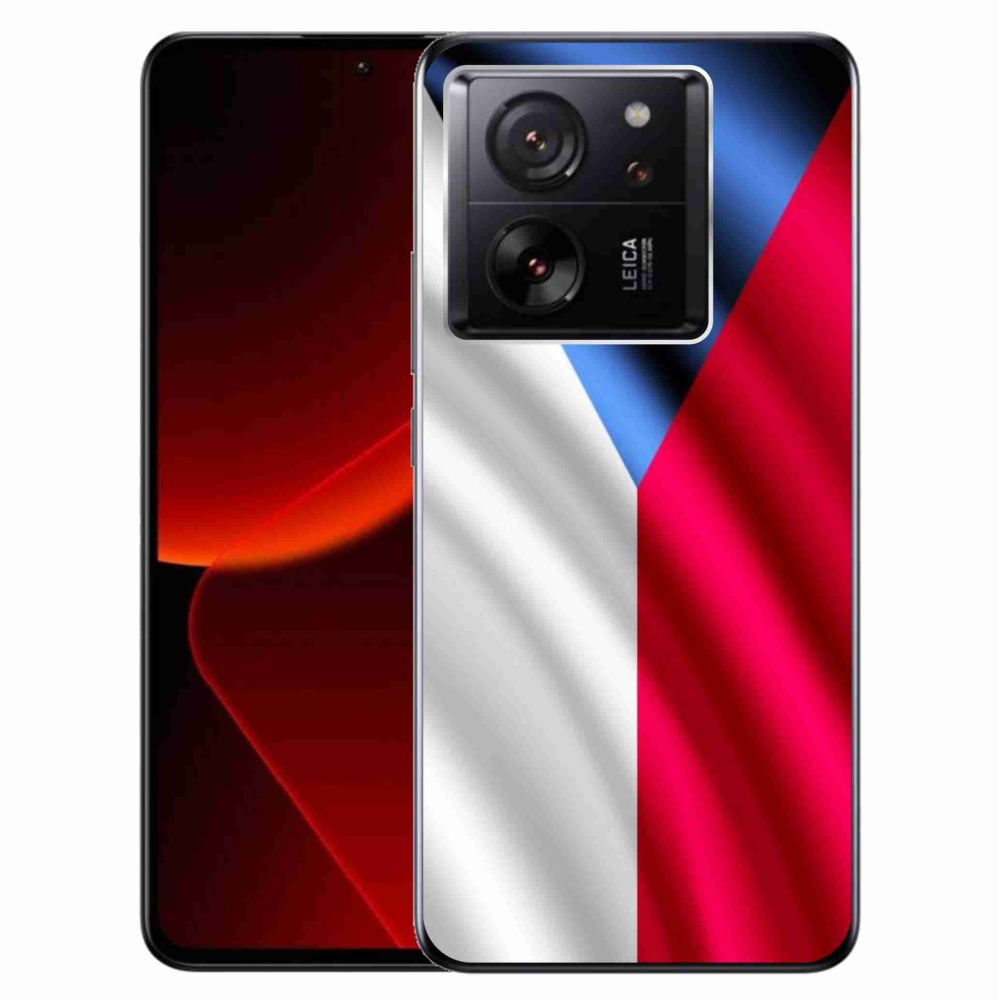 Gelový kryt mmCase na Xiaomi 13T/13T Pro - česká vlajka