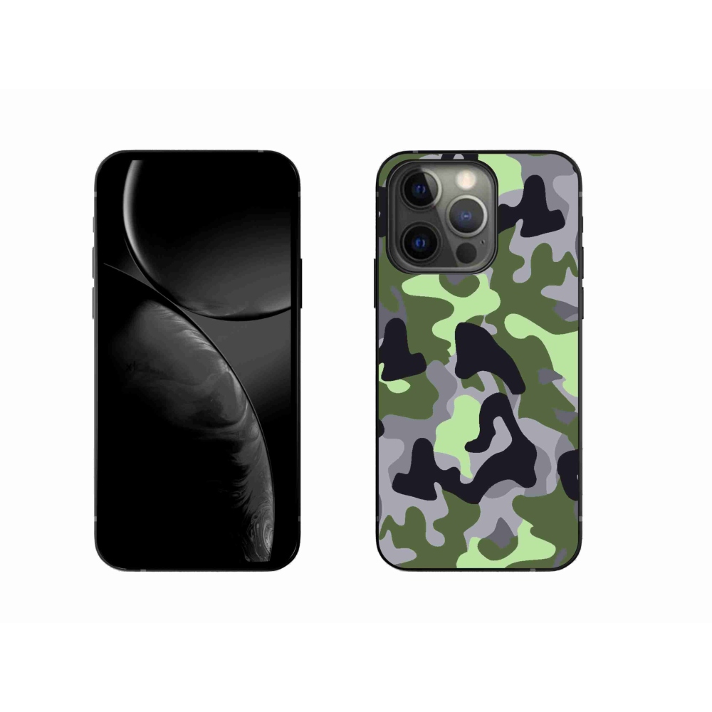 Gelový kryt mmCase na iPhone 13 Pro 6.1 - maskáčový vzor 7