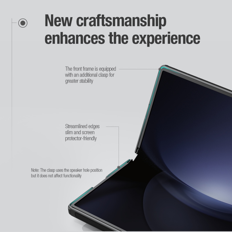 Nillkin Super Frosted FOLD Magnetic Zadní Kryt pro Samsung Galaxy Z Fold 6 Black