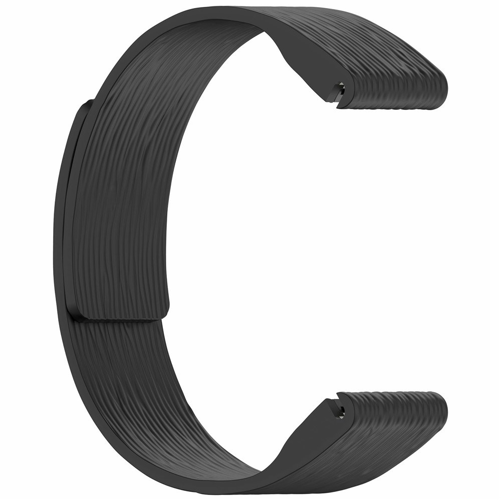 Pins silikonový řemínek na Garmin Fenix 8 Pro 47mm/Fenix 8 47mm - černý