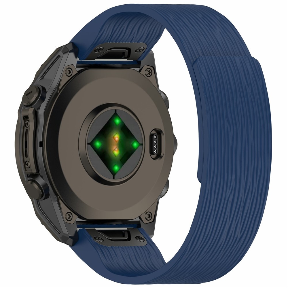 Pins silikonový řemínek na Garmin Fenix 8 Pro 47mm/Fenix 8 47mm - modrý