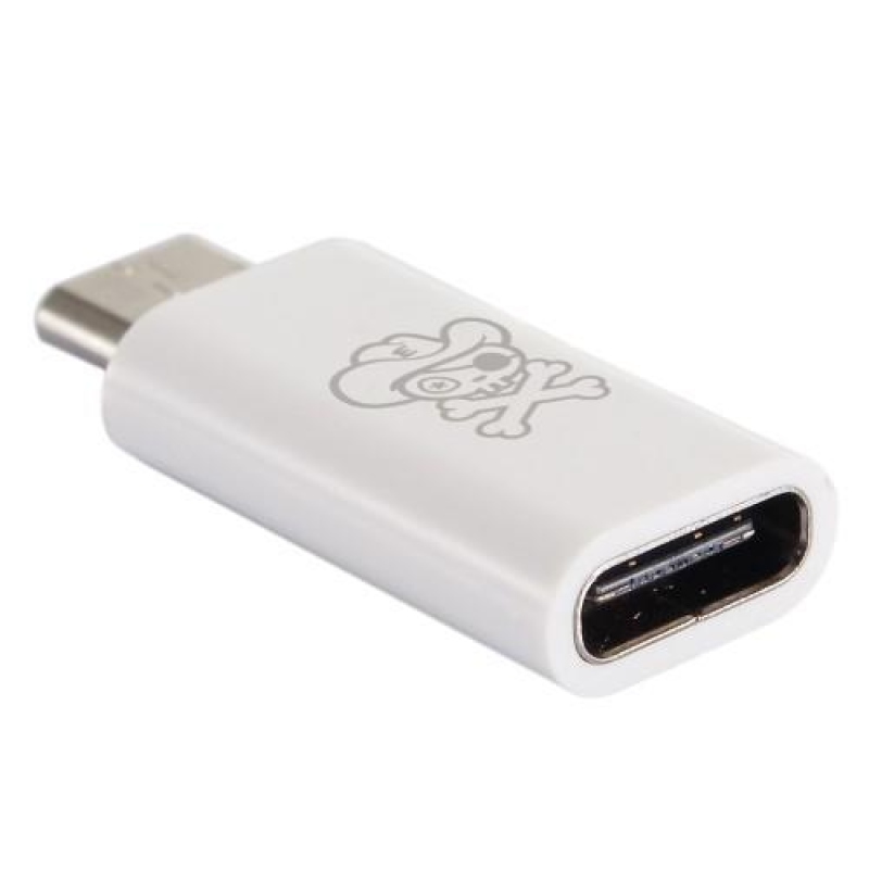 Pirate redukce z USB typ C 3.1 na micro USB - bílá