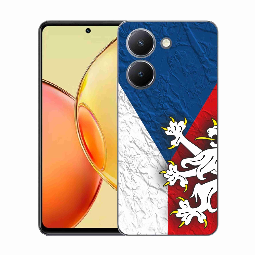 Gelový kryt mmCase na Vivo Y36 - česká vlajka 1