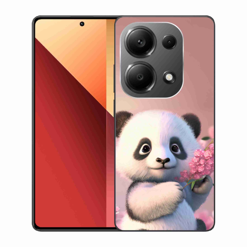 Gelový kryt mmCase na Xiaomi Redmi Note 13 Pro 4G/Poco M6 Pro - roztomilá panda