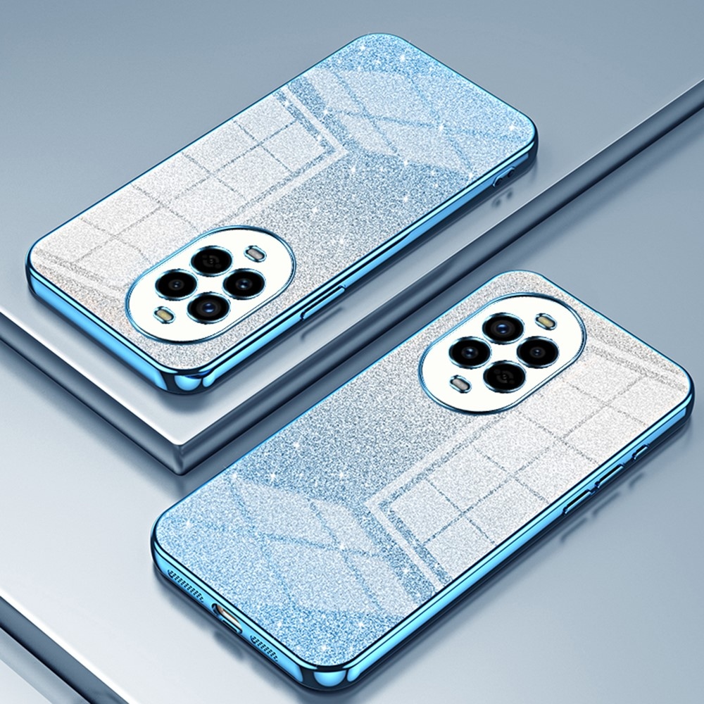Cut gelový třpytivý obal na Huawei Nova 13 Pro 5G - modrý
