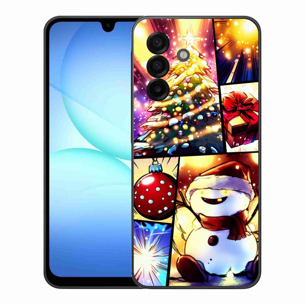 Gelový kryt mmCase na Samsung Galaxy A17 5G - vánoční motivy 1
