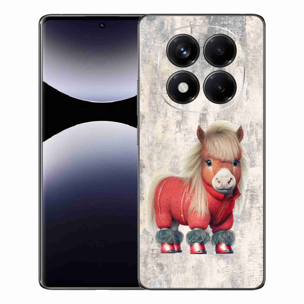 Gelový kryt mmCase na Xiaomi Redmi Note 14 Pro - poník ve svetru