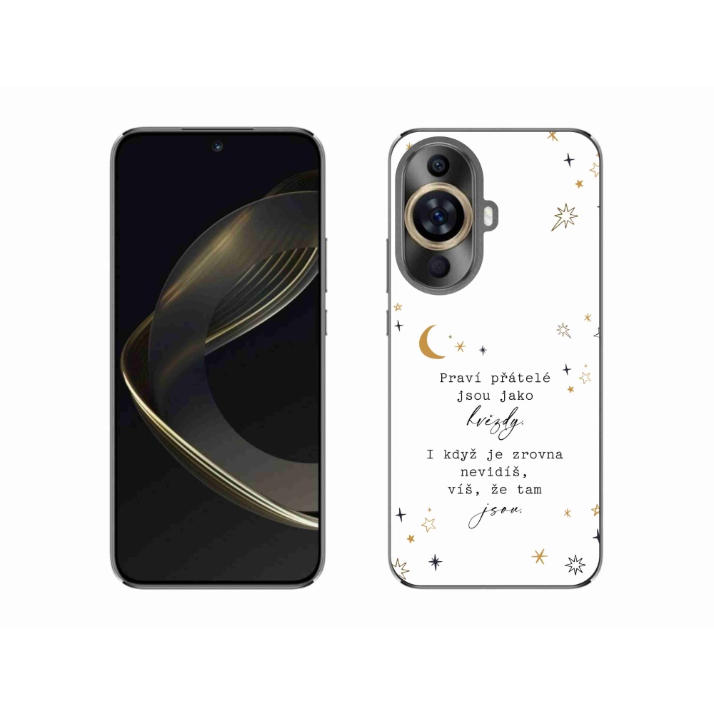 Gelový kryt mmCase na Huawei Nova 11 - citát 6 bílé pozadí