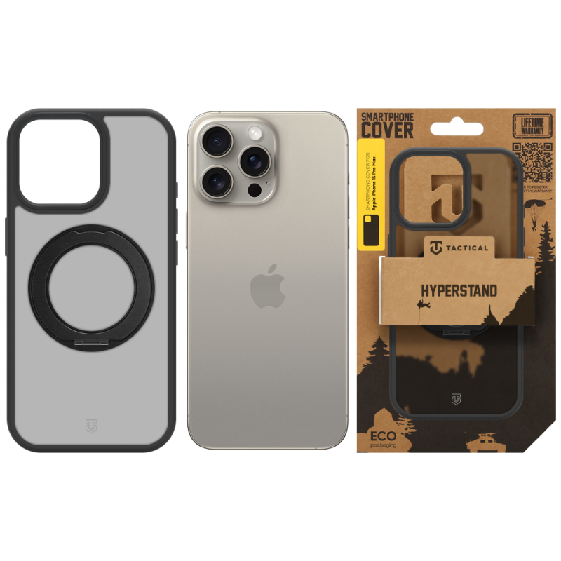 Tactical MagForce Hyperstand Kryt pro Apple iPhone 15 Pro Max Asphalt