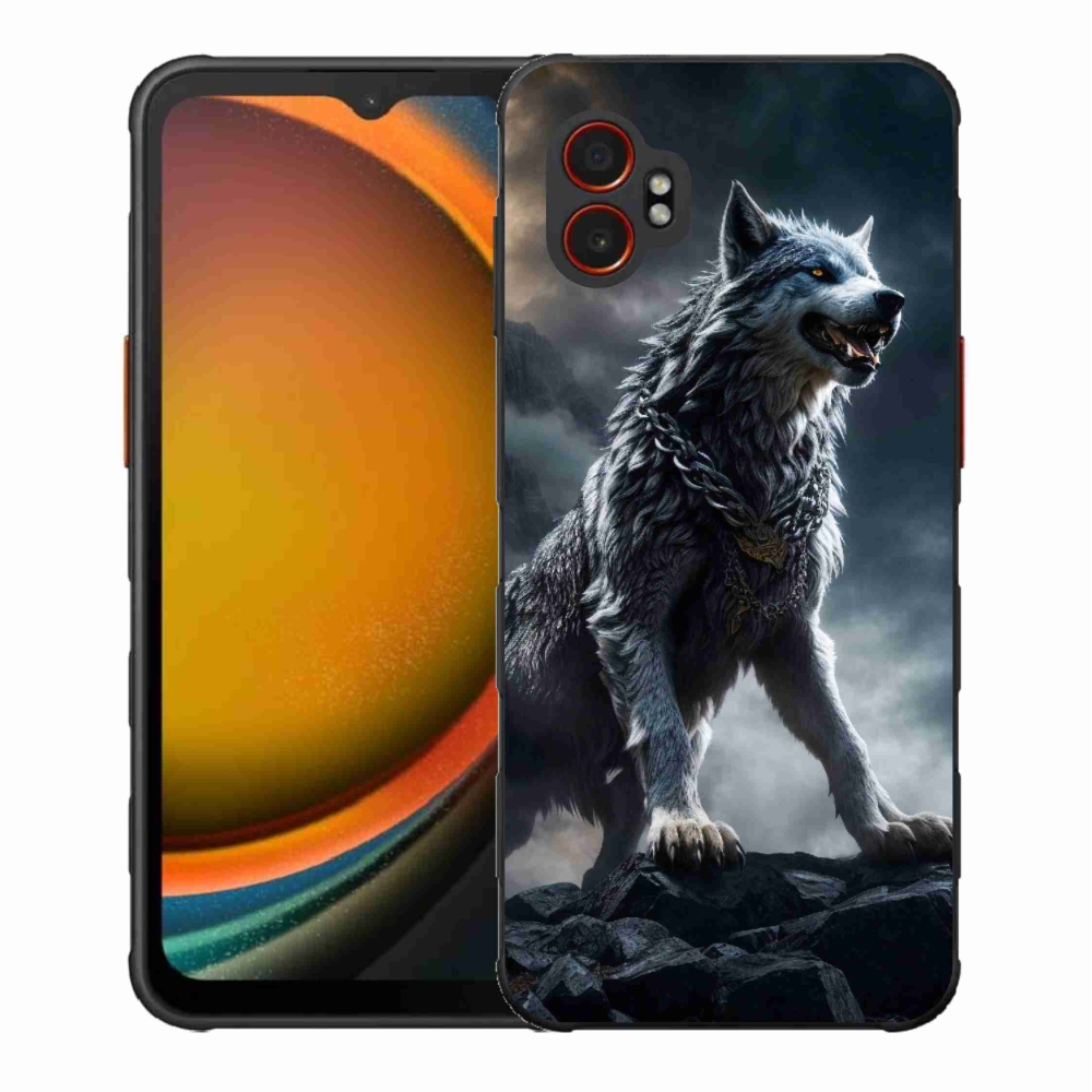 Gelový kryt mmCase na Samsung Galaxy Xcover 7 Pro - vlk 1