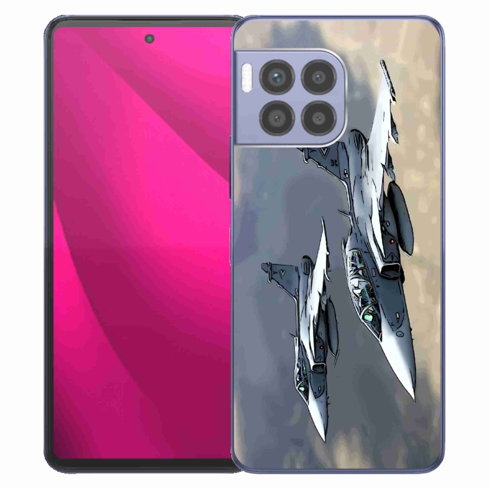Gelový kryt mmCase na T-Mobile T Phone 2 Pro - stíhačky
