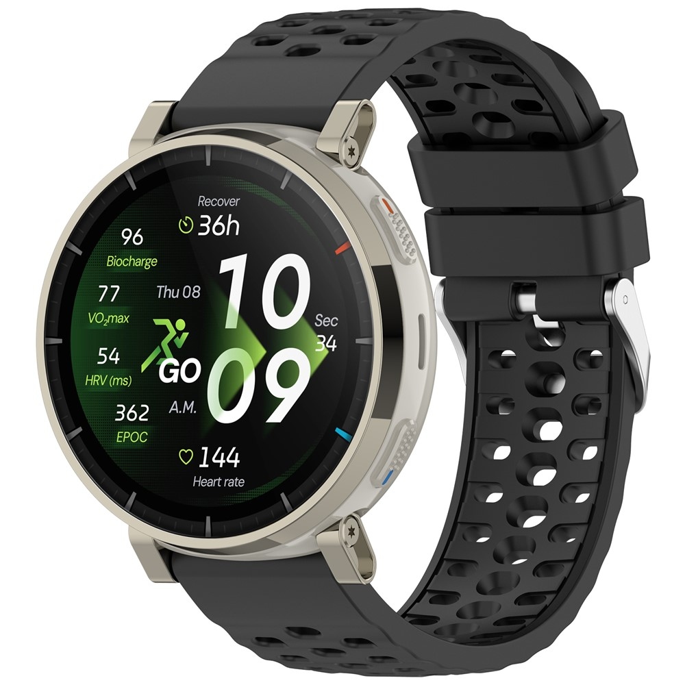 Place silikonový řemínek na Amazfit Active 3 Premium/Active 2 - černý