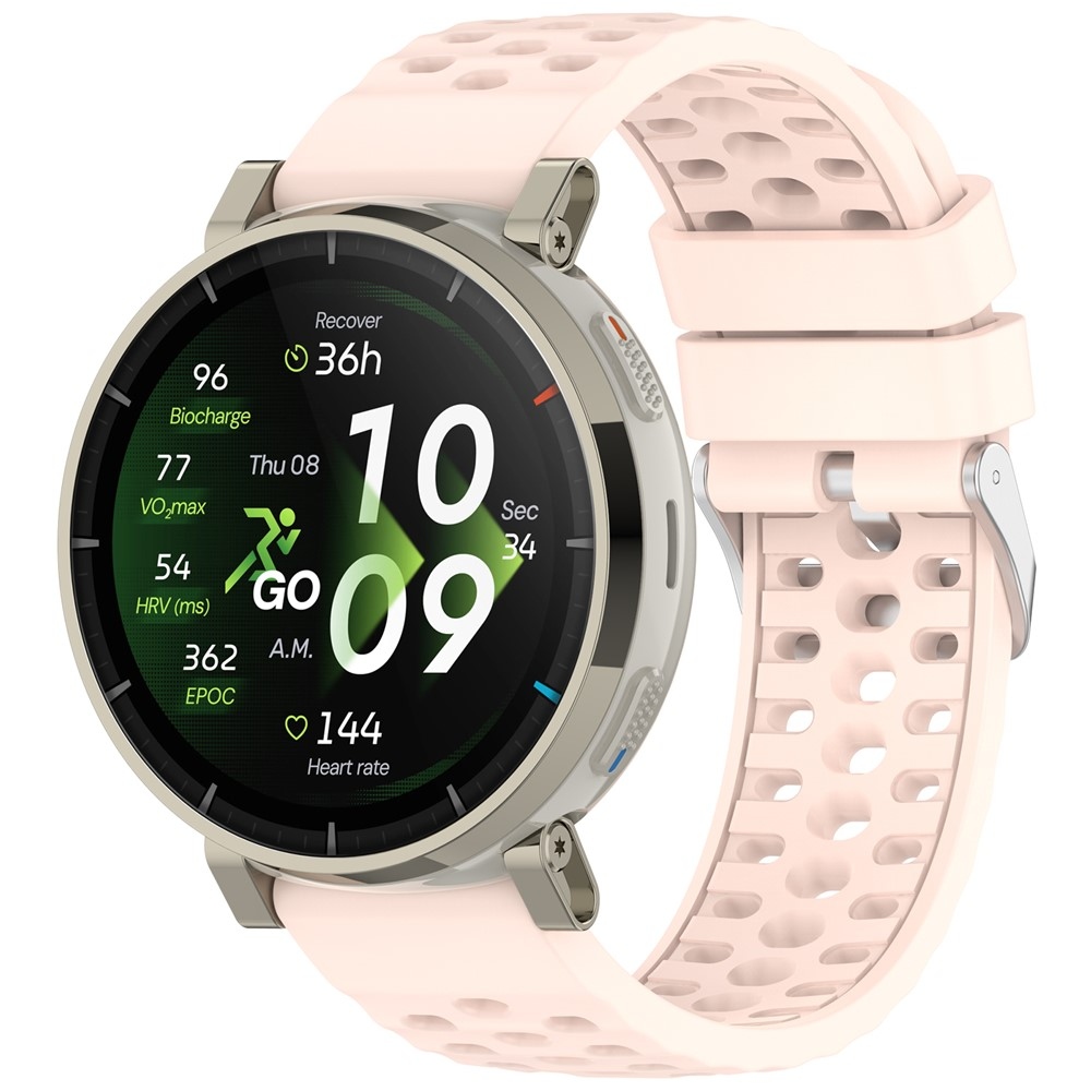 Place silikonový řemínek na Amazfit Active 3 Premium/Active 2 - růžový