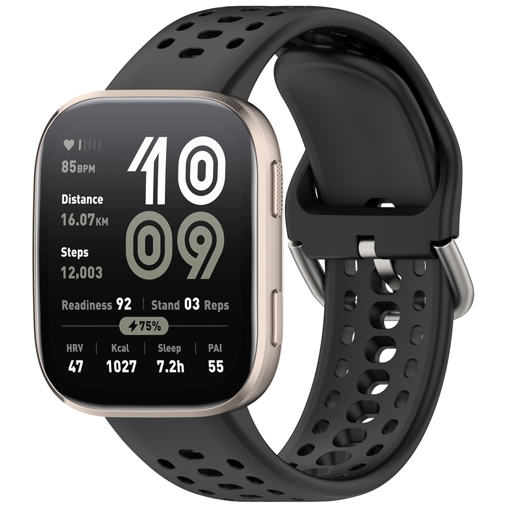 Place silikonový řemínek na Amazfit Bip 6 - černý