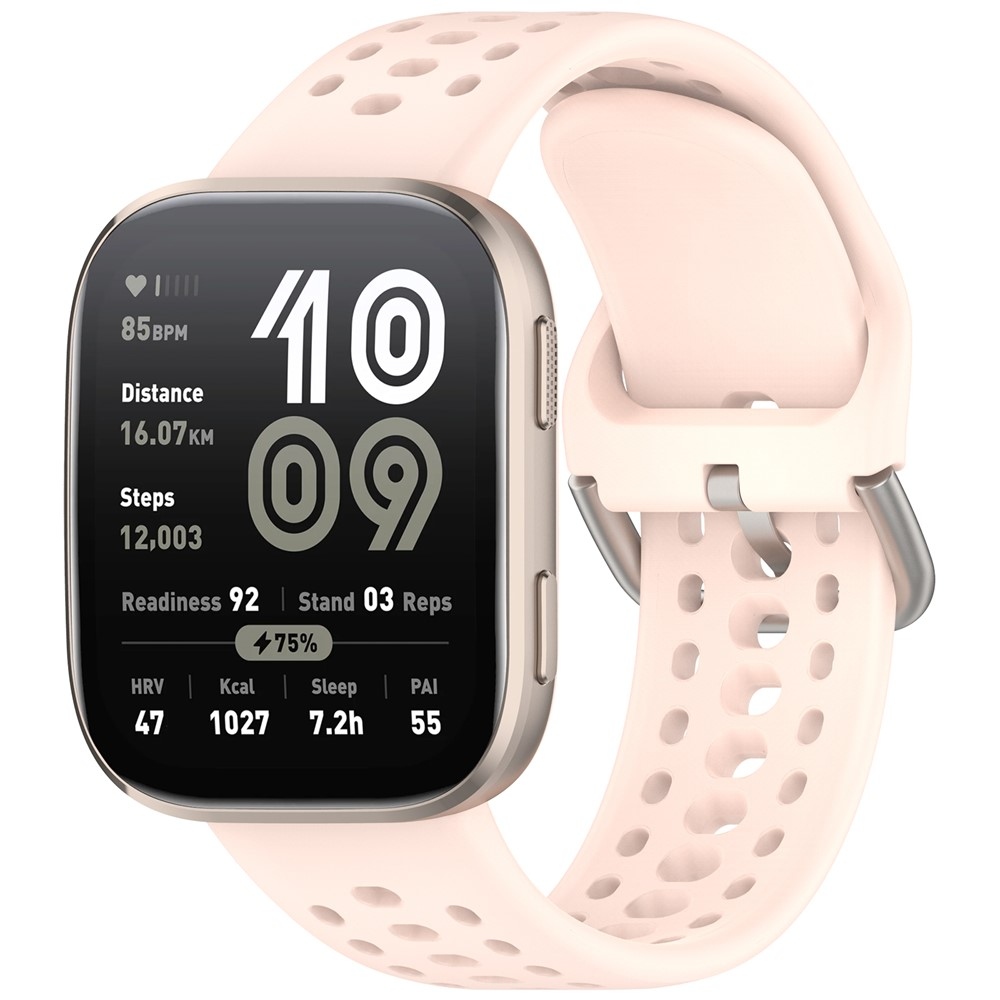 Place silikonový řemínek na Amazfit Bip 6 - růžový