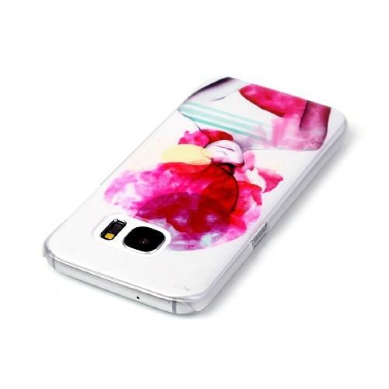 Plastový obal na mobil Samsung Galaxy S7 - dívka