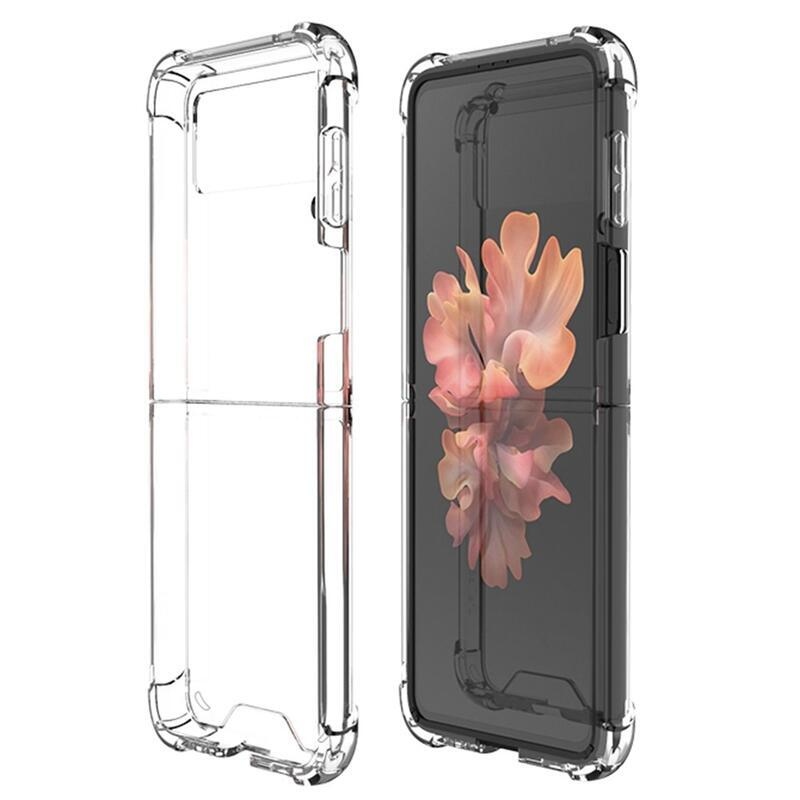 Plastový obal s vyztuženými gelovými rohy na mobil Samsung Galaxy Z Flip4 5G
