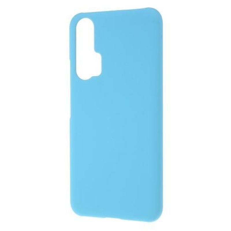 Plastový pogumovaný obal na mobil Honor 20 Pro - světlemodrý