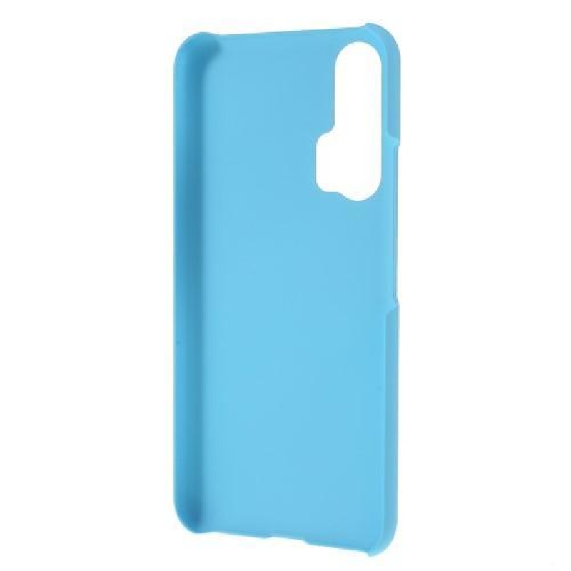 Plastový pogumovaný obal na mobil Honor 20 Pro - světlemodrý