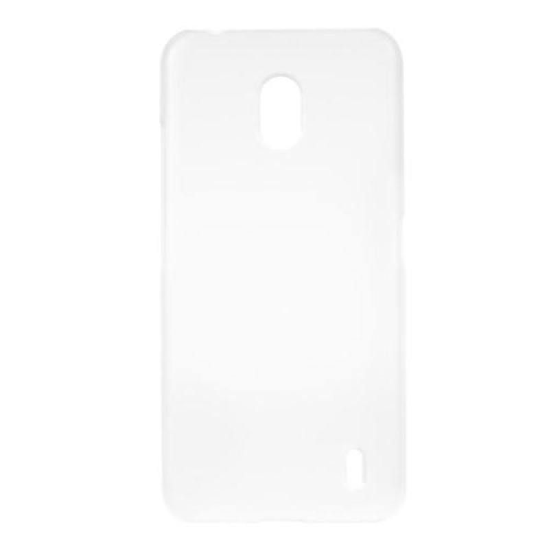 Plastový pogumovaný obal na mobil Nokia 2.2 - bílý