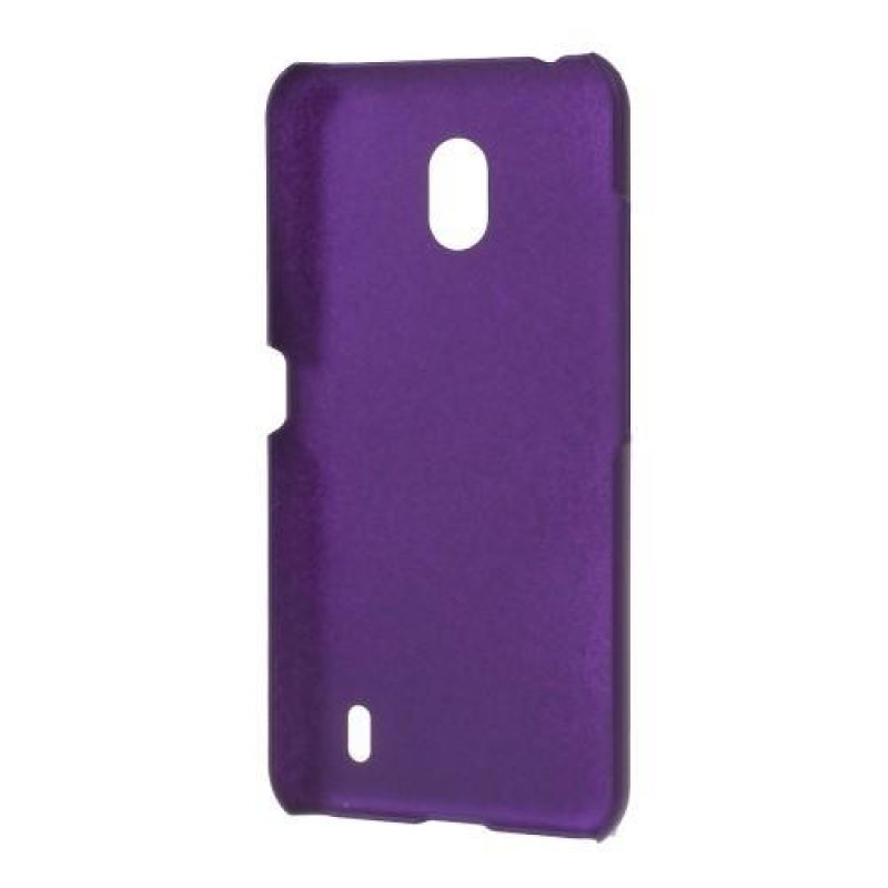 Plastový pogumovaný obal na mobil Nokia 2.2 - fialový
