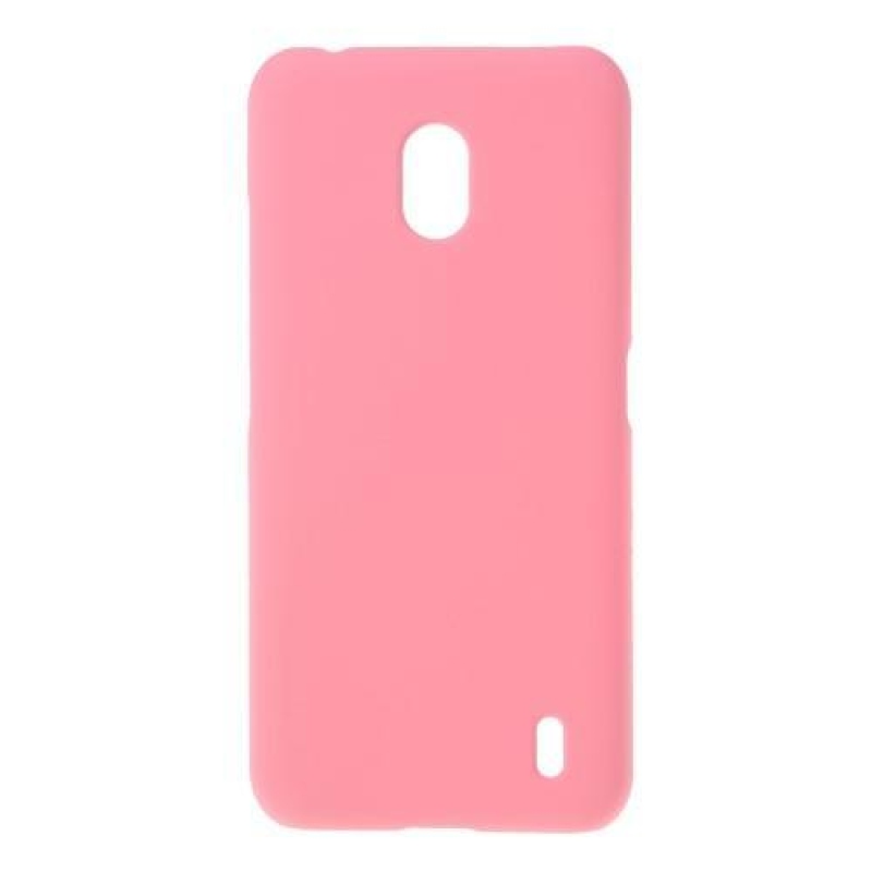 Plastový pogumovaný obal na mobil Nokia 2.2 - růžový