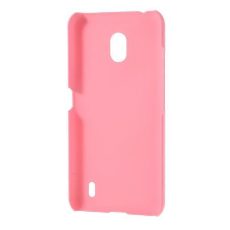 Plastový pogumovaný obal na mobil Nokia 2.2 - růžový