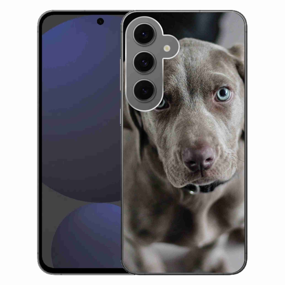 Gelový obal mmCase na Samsung Galaxy S24 FE - výmarský ohař