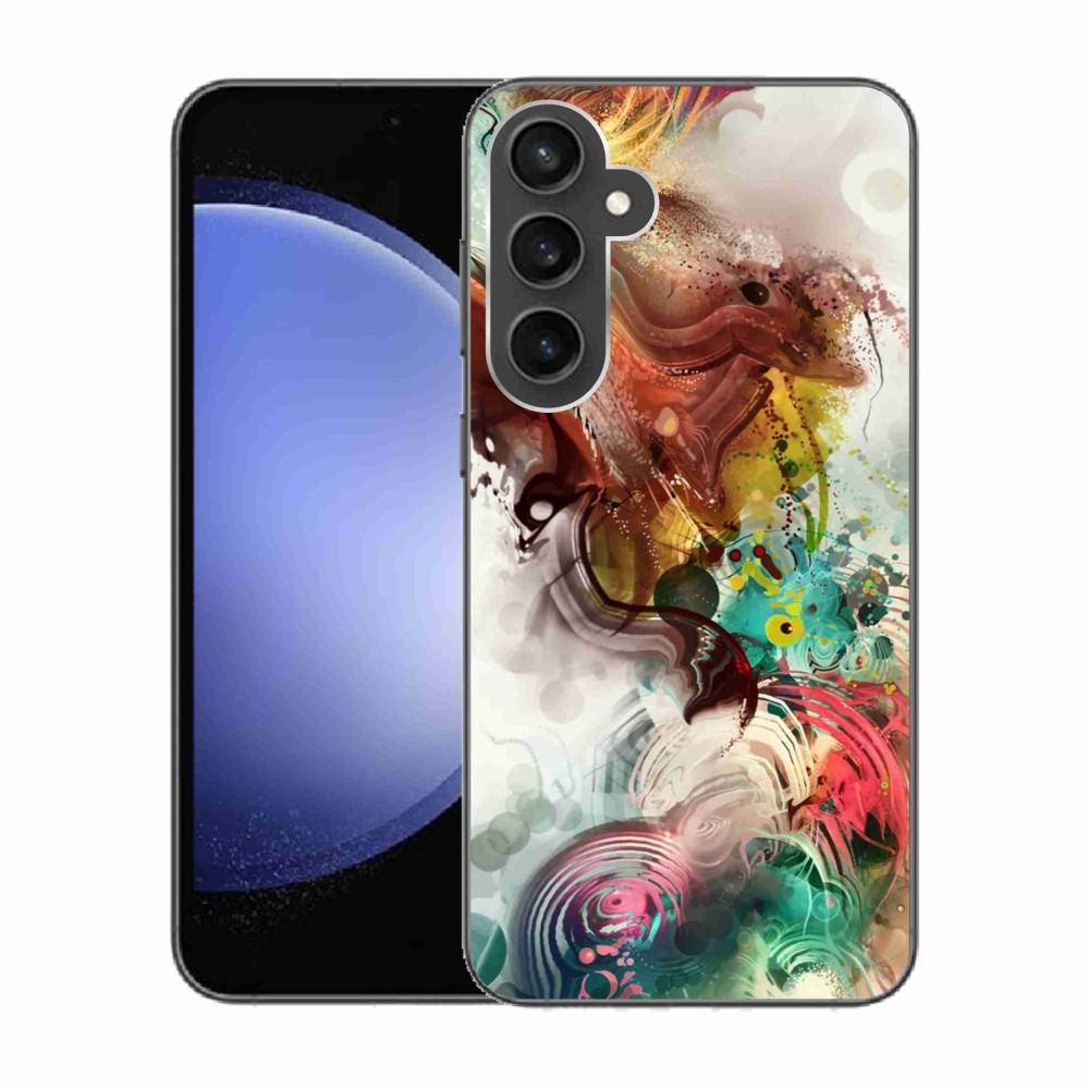 Gelový kryt mmCase na Samsung Galaxy S23 FE - abstrakt 1