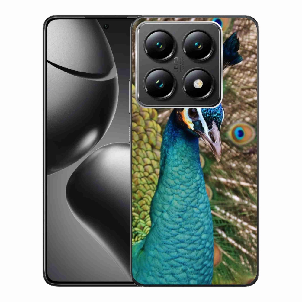 Gelový kryt mmCase na Xiaomi 14T Pro - páv