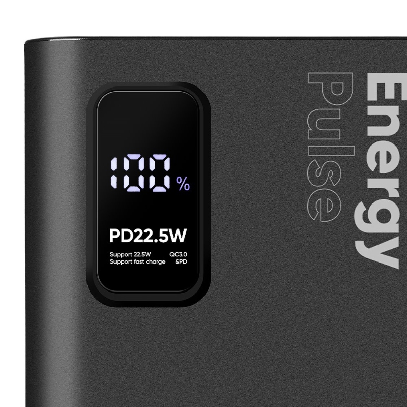 OBAL:ME EnergyPulse Powerbanka 30000mAh 22.5W Black