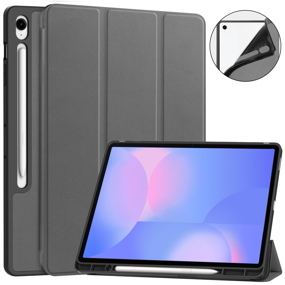 Casy chytré zavírací pouzdro na Samsung Galaxy Tab S10 FE+ - šedé