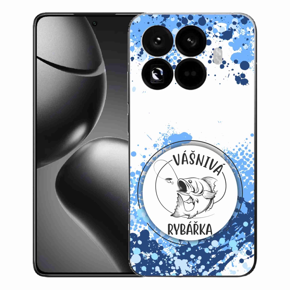 Gelový kryt mmCase na Xiaomi 15T Pro - vášnivá rybářka bílé pozadí