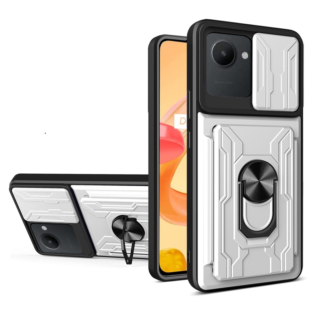 Slide odolný hybridní kryt na Realme C30 - bílý