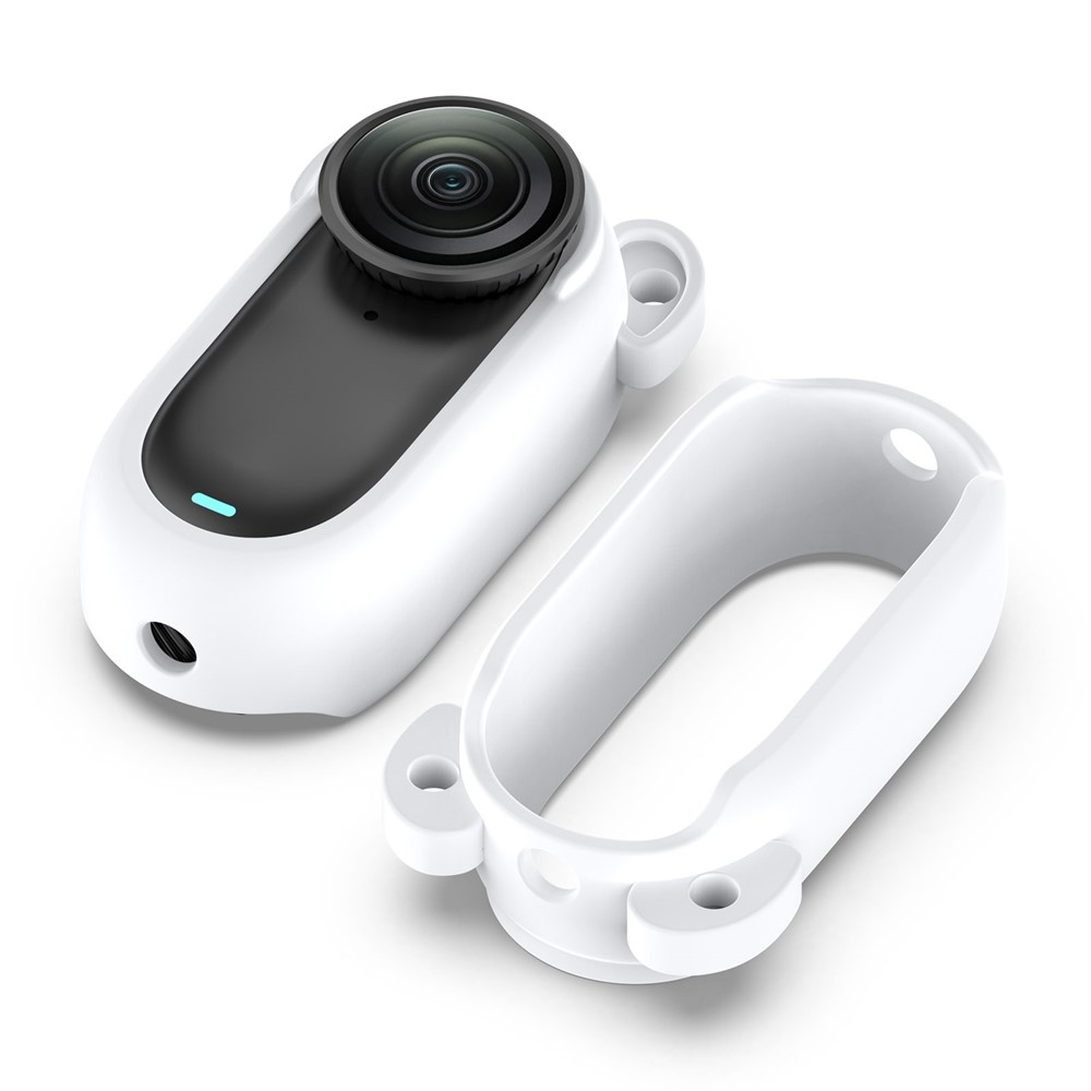 Silikonový ochranný obal pro Insta360 GO 3 / GO 3S - bílý