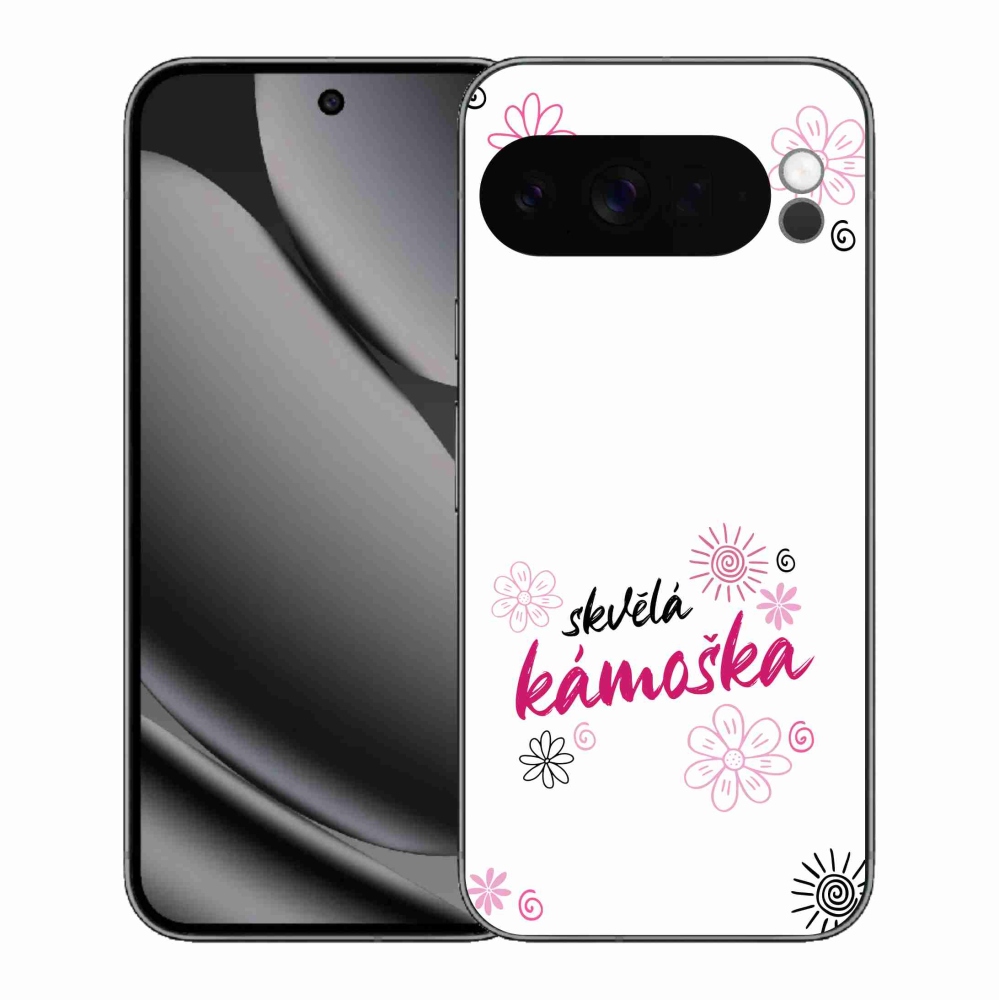 Gelový kryt mmCase na Google Pixel 10 Pro XL - skvělá kámoška bílé pozadí
