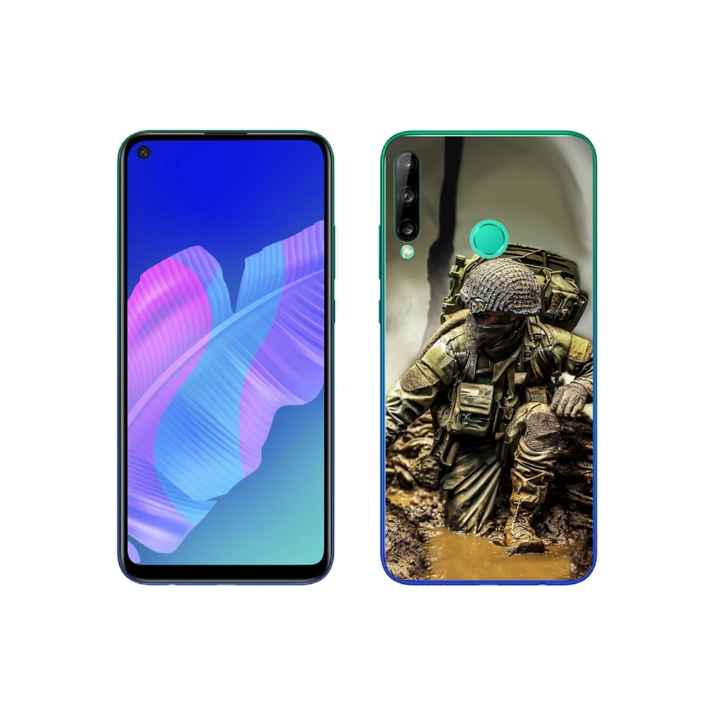 Gelový kryt mmCase na Huawei P40 Lite E - voják