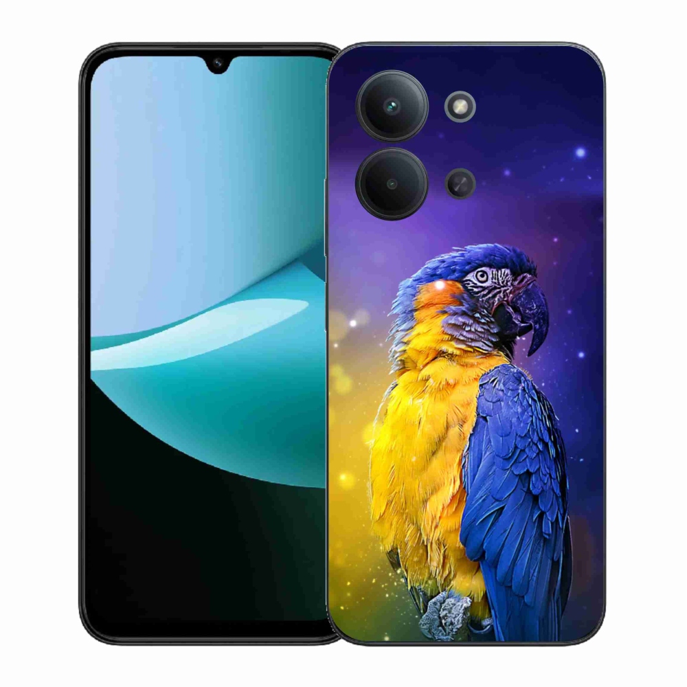 Gelový kryt mmCase na Xiaomi Redmi 15C 4G (171mm)/Poco C85 4G (171mm) - papoušek ara 1