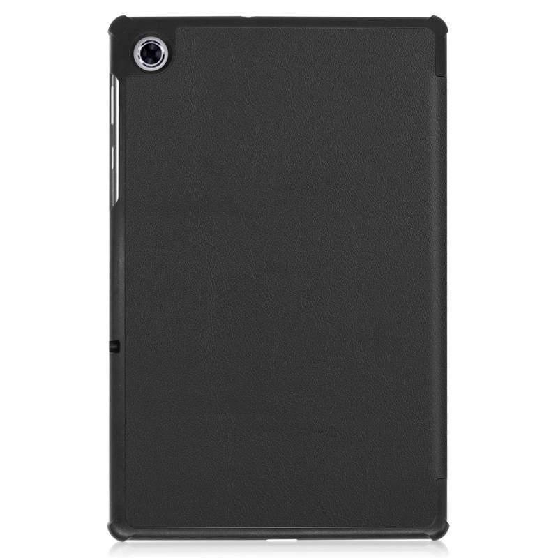 Polohovací PU kožené pouzdro na tablet Lenovo Tab M10 Plus TB-X606F/X/V - černé