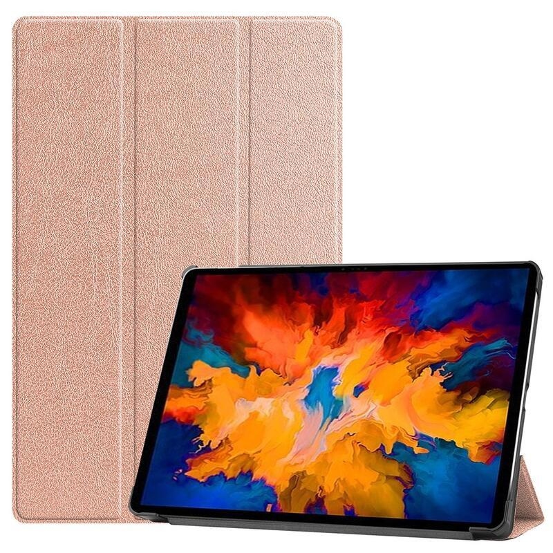 Polohovatelné pouzdro na Lenovo Tab P11 Pro - růžovozlaté