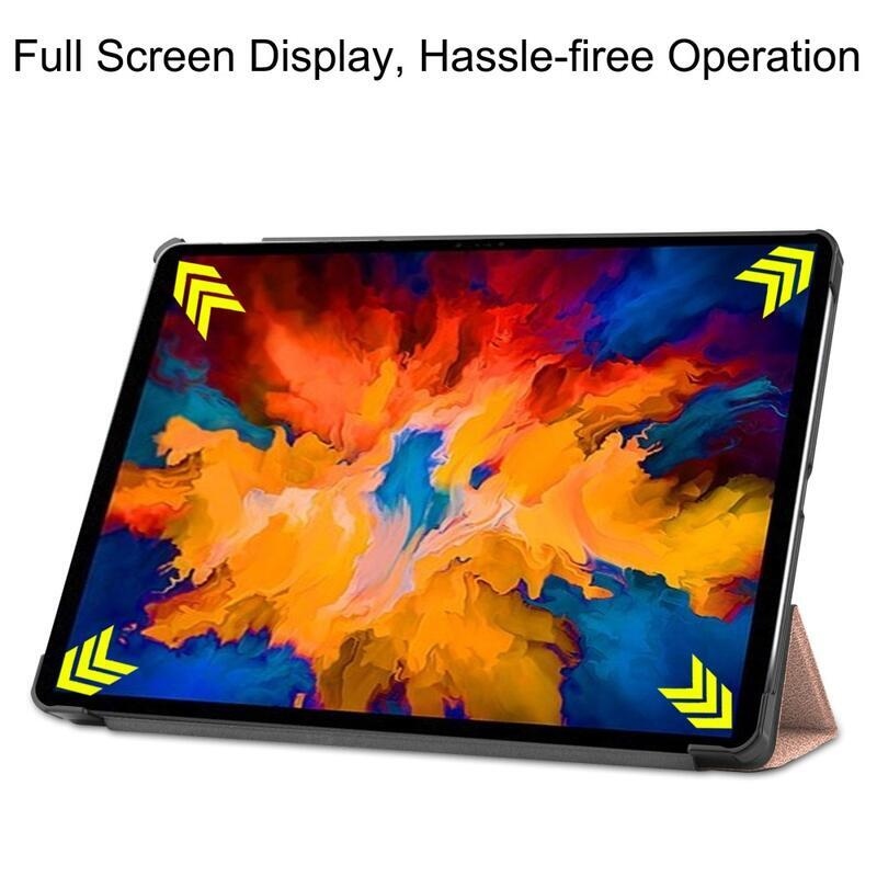 Polohovatelné pouzdro na Lenovo Tab P11 Pro - růžovozlaté