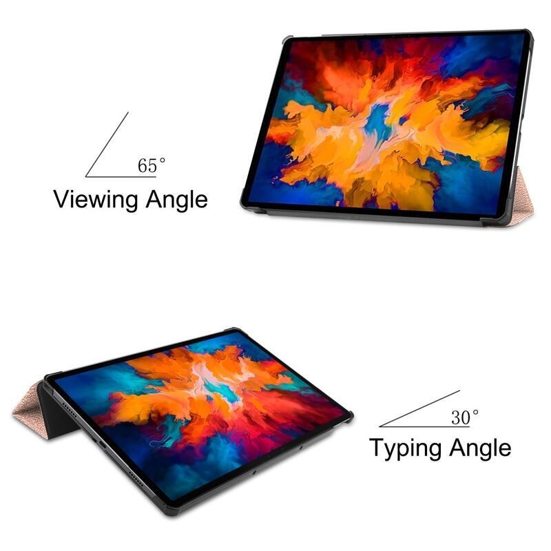 Polohovatelné pouzdro na Lenovo Tab P11 Pro - růžovozlaté