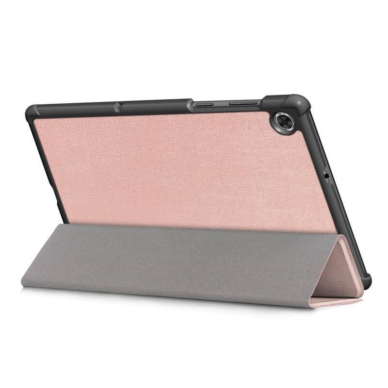 Polohovatelné PU kožené pouzdro na tablet Lenovo Tab M10 HD 2. Gen X306F/X - růžové